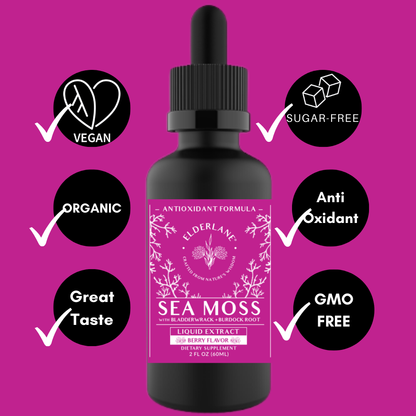 Sea Moss Drops 2 oz - Berry Flavor