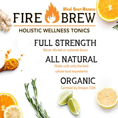 Citrus IMMUNE Apple Cider Vinegar Fire Cider Tonic-8 oz