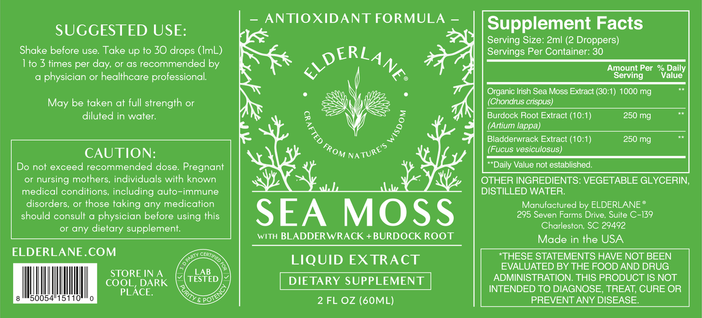 Sea Moss Drops 2 oz