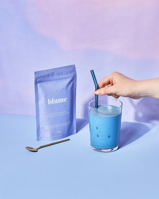 Superfood Latte Powder, Blue Lavender