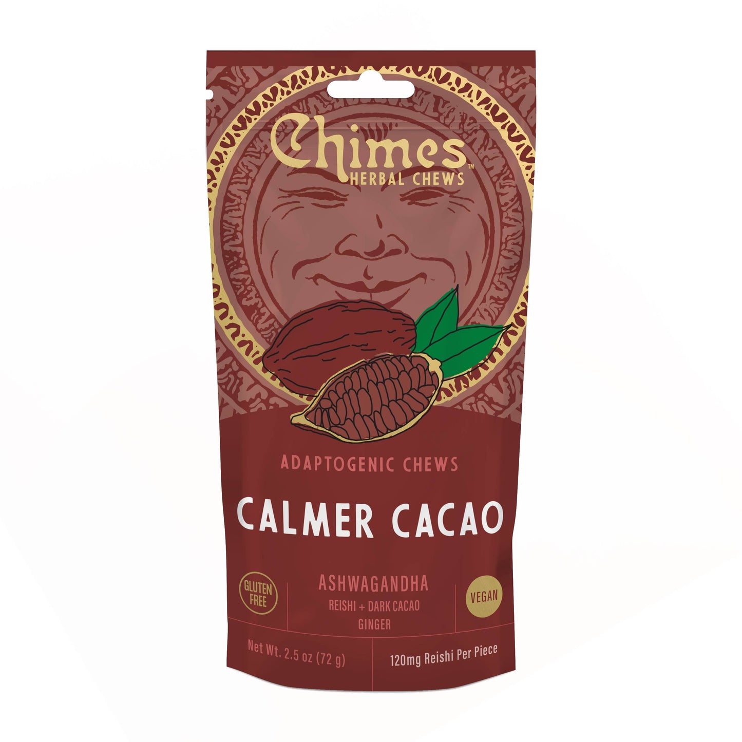 Chimes Chimes Calmer Cacao Adaptogen Ginger Chews Candy - 2.