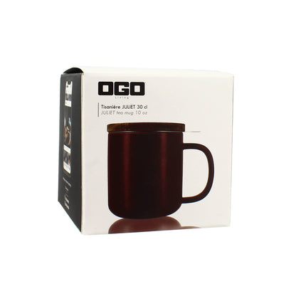 Burgundy sandstone tea pot