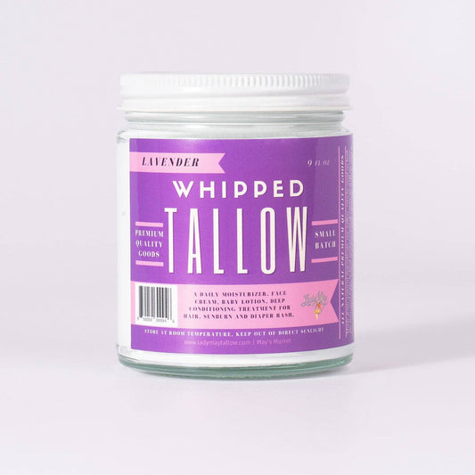 9oz Lavender Whipped Tallow