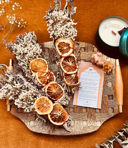 CITRUS HARVEST Sage Bundle - SEASONAL Smudge - FALL + WINTER