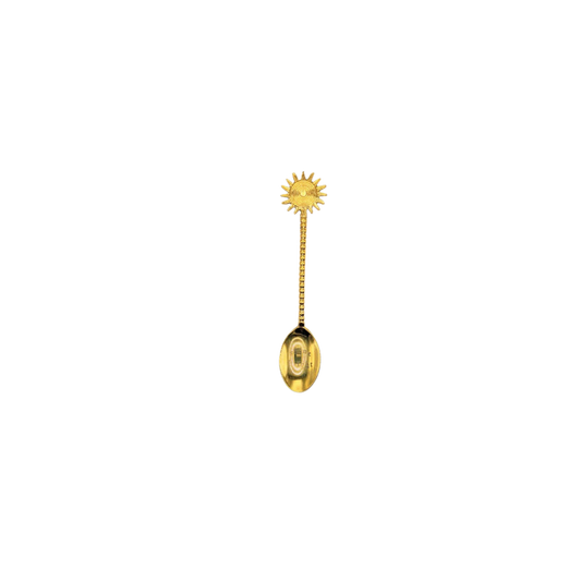 Golden Ray Sun Spoon - Brass Tea Spoon