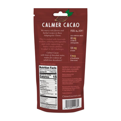 Chimes Chimes Calmer Cacao Adaptogen Ginger Chews Candy - 2.