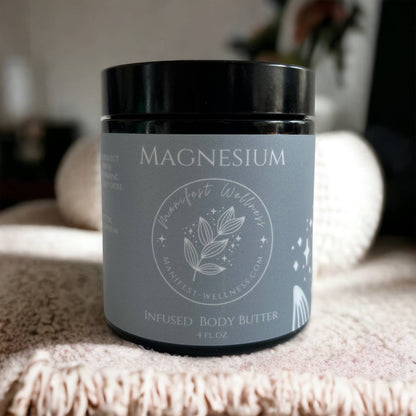 Unscented Magnesium Butter Made with Organic Ingredients