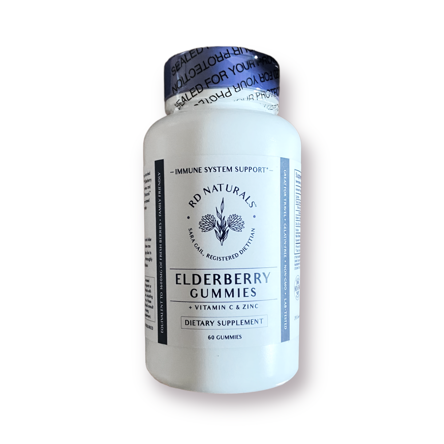 Elderlane Naturals Elderberry Gummies